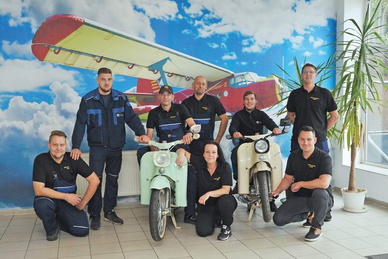 Ein starkes Team bei der KFZ-Heuchling GmbH in Weißenfels