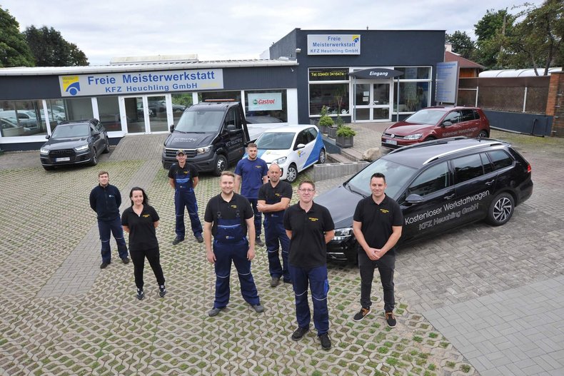 Ein starkes Team bei der KFZ-Heuchling GmbH in Weißenfels